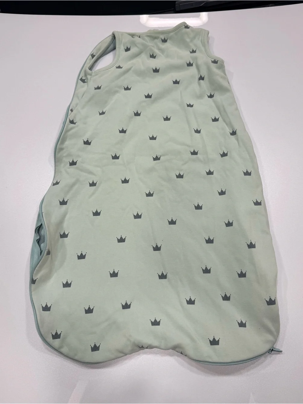 Woolino Crown Patterned Merino Wool Sleep Sack 6-18 months